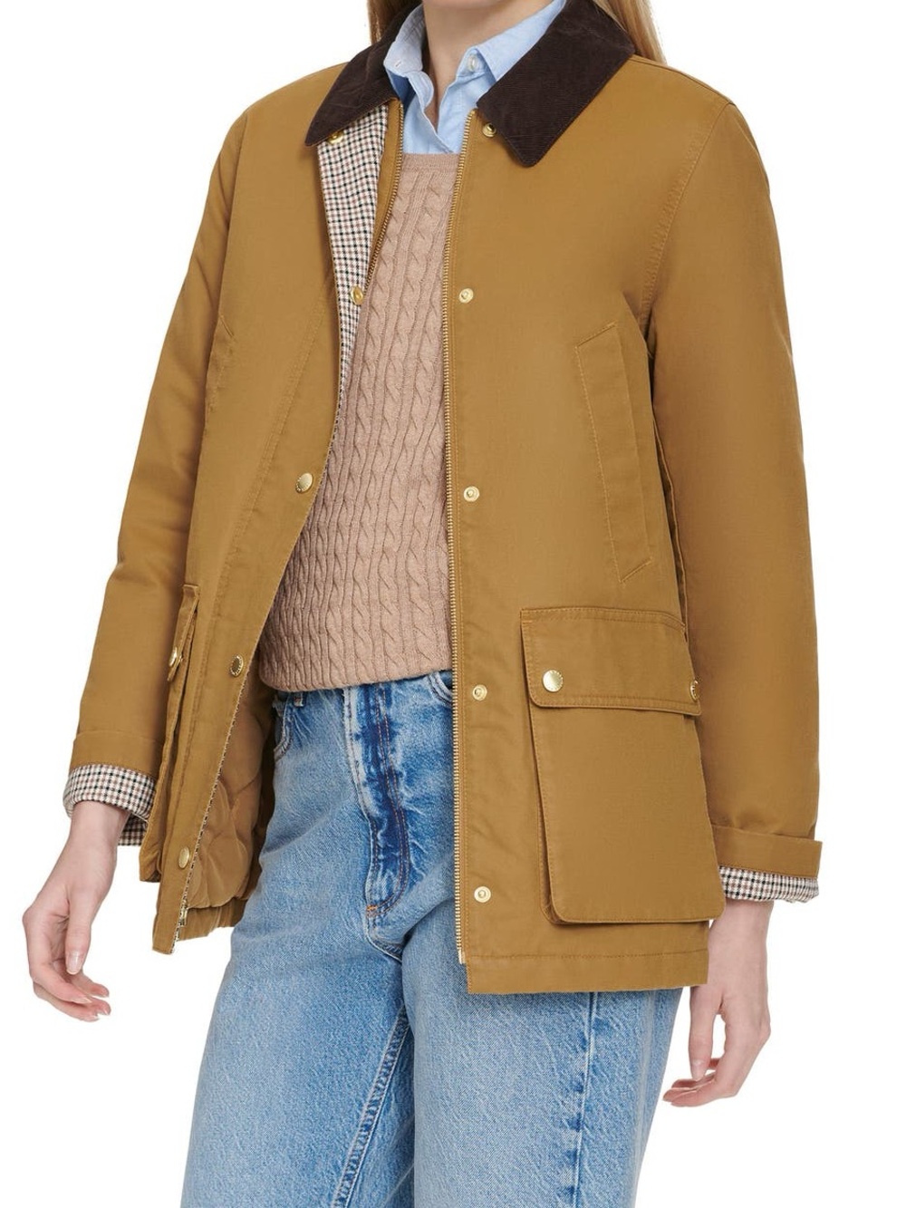 Cole Haan Coated Hunter Jacket